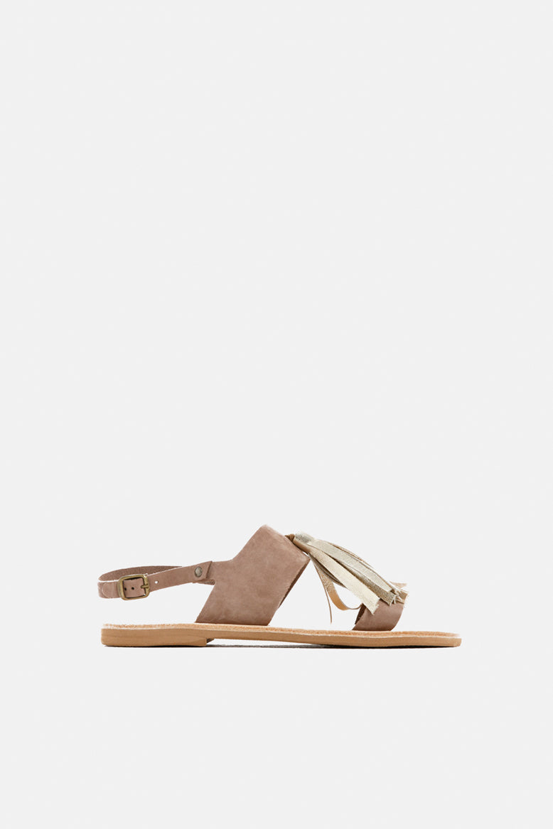 Thalatta Tassels~ nubuck sand